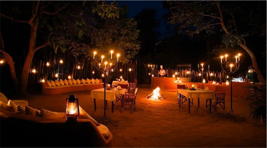 15_Bush_Dinner_at_Singinawa_Jungle_Lodge_Kanha